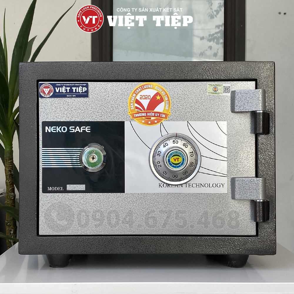 Két Sắt Việt Tiệp VC38 Màu Ghi Xám Két Sắt Việt Tiệp VC38 Màu Ghi Xám