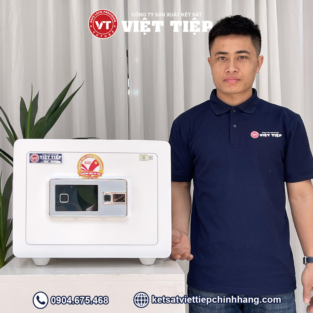 Két sắt mini VT38 màu trắng Két sắt mini VT38 màu trắng
