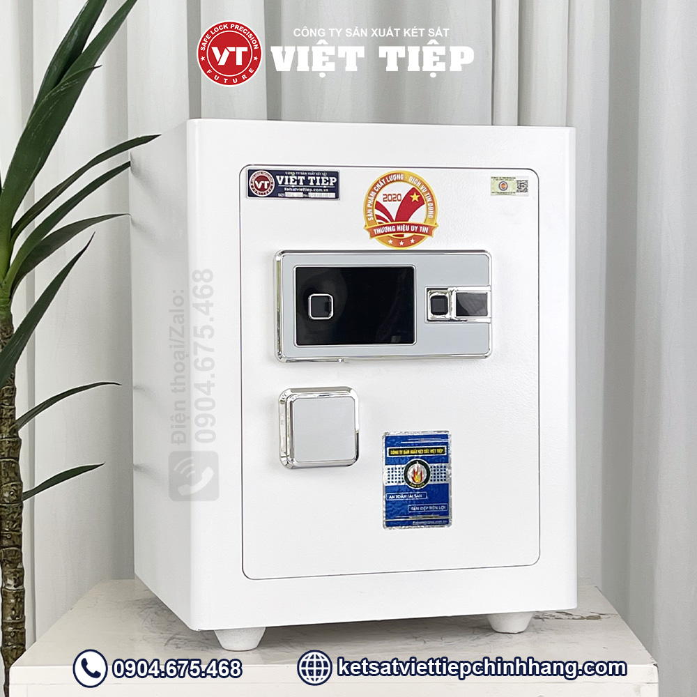 Két sắt vân tay VT56 màu trắng Két sắt vân tay VT56 màu trắng