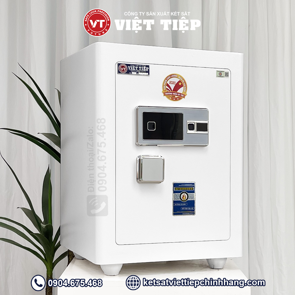 Két sắt vân tay VT79 màu trắng Két sắt vân tay VT79 màu trắng