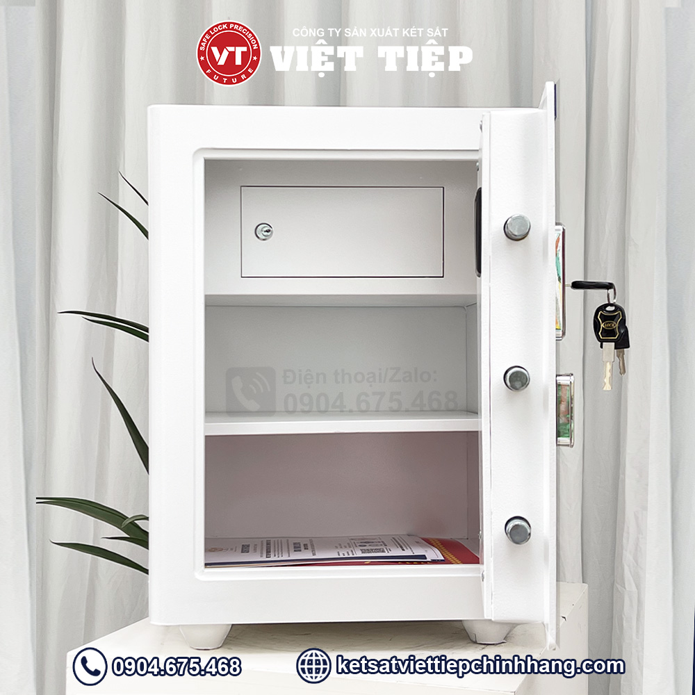 Nội thất két sắt VT79 màu trắng Nội thất két sắt VT79 màu trắng