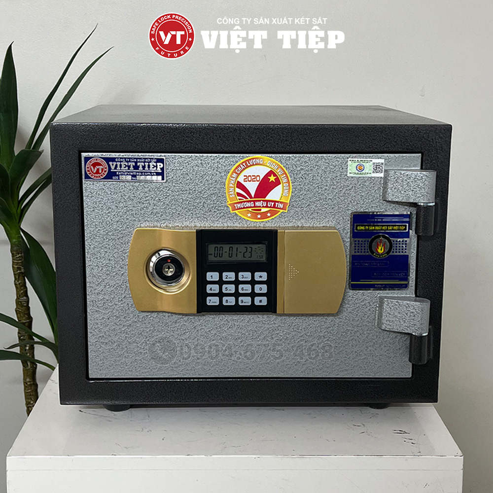 Két sắt VE38 màu ghi xám Két sắt VE38 màu ghi xám