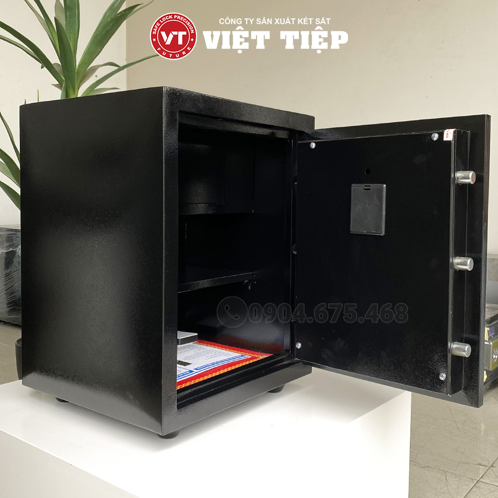 Két sắt vân tay VM68 màu đen Két sắt vân tay VM68 màu đen